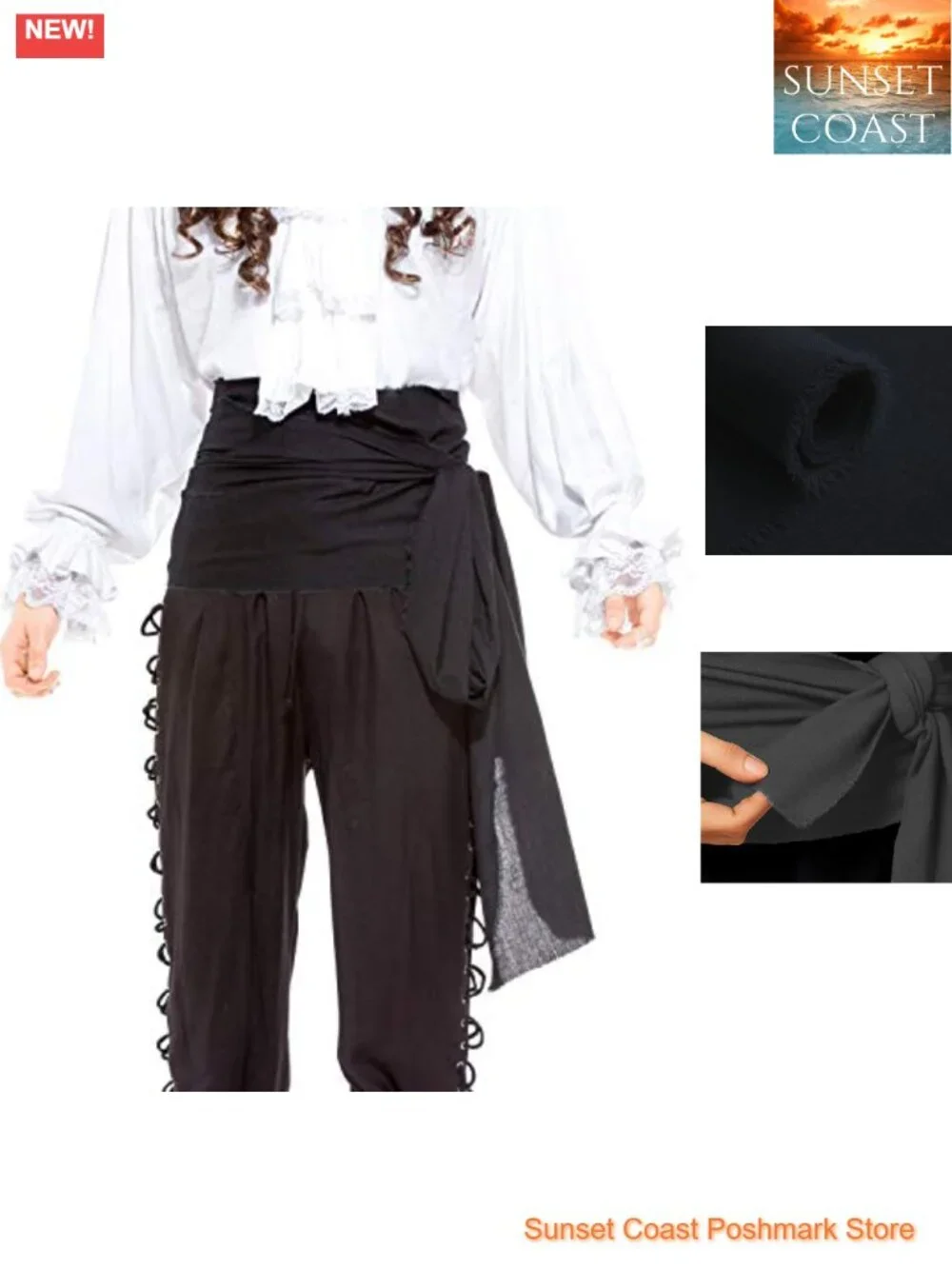 Pirate Sash Medieval Renaissance Costume Belt Waist Wrap 144